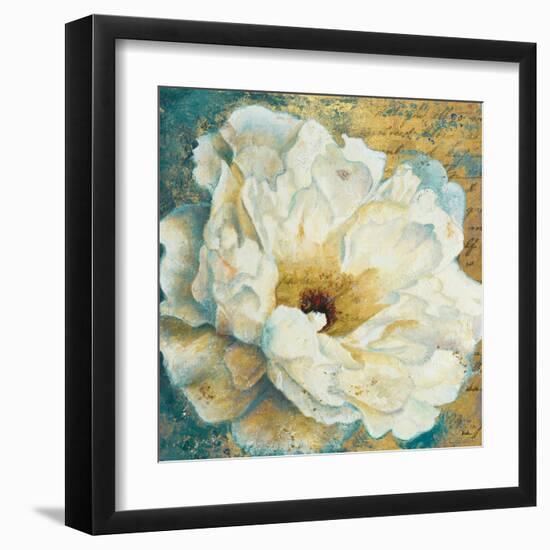 Zuzu Peony Gold I-Patricia Pinto-Framed Art Print