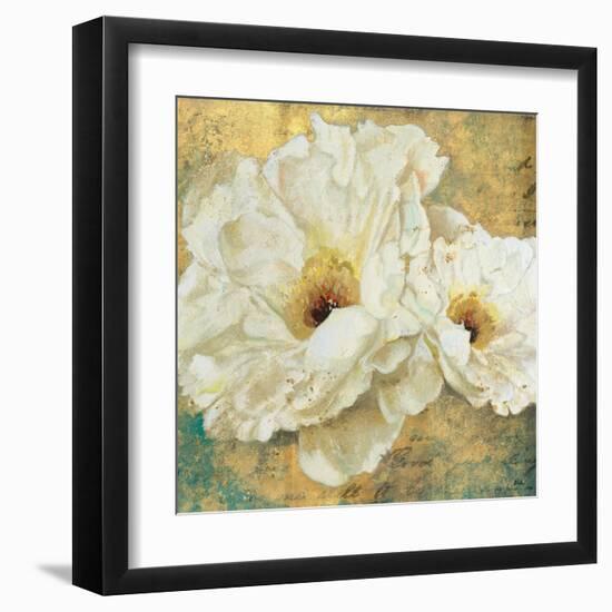 Zuzu Peony Gold II-Patricia Pinto-Framed Art Print