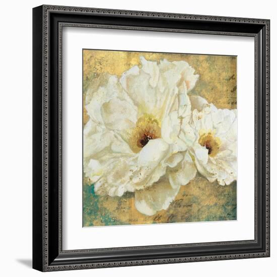 Zuzu Peony Gold II-Patricia Pinto-Framed Art Print