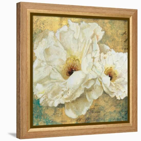 Zuzu Peony Gold II-Patricia Pinto-Framed Stretched Canvas