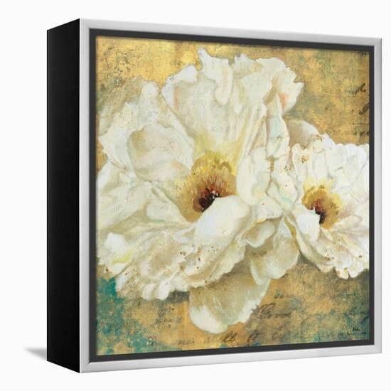 Zuzu Peony Gold II-Patricia Pinto-Framed Stretched Canvas