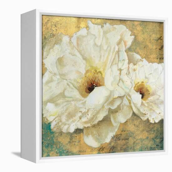 Zuzu Peony Gold II-Patricia Pinto-Framed Stretched Canvas