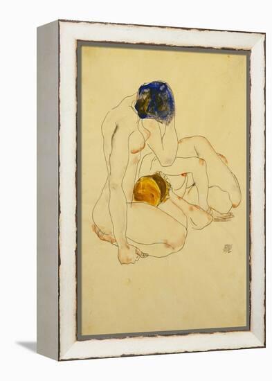 Zwei Freundinnen. 1912-Egon Schiele-Framed Premier Image Canvas