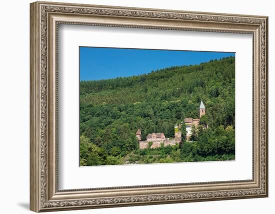 Zwingenberg Castle, Neckartal Valley, Odenwald, Burgenstrasse, Baden-Wurttemberg, Germany, Europe-Markus Lange-Framed Photographic Print