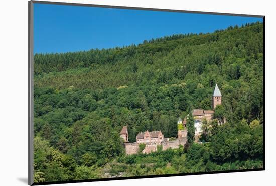 Zwingenberg Castle, Neckartal Valley, Odenwald, Burgenstrasse, Baden-Wurttemberg, Germany, Europe-Markus Lange-Mounted Photographic Print