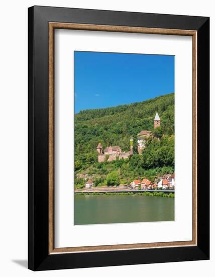 Zwingenberg Castle, Neckartal Valley, Odenwald, Burgenstrasse, Baden-Wurttemberg, Germany, Europe-Markus Lange-Framed Photographic Print