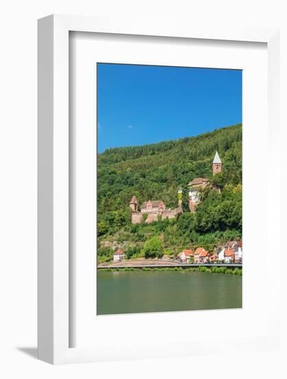 Zwingenberg Castle, Neckartal Valley, Odenwald, Burgenstrasse, Baden-Wurttemberg, Germany, Europe-Markus Lange-Framed Photographic Print