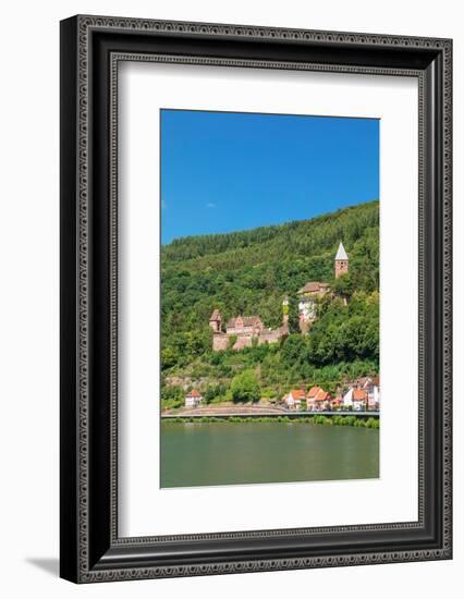 Zwingenberg Castle, Neckartal Valley, Odenwald, Burgenstrasse, Baden-Wurttemberg, Germany, Europe-Markus Lange-Framed Photographic Print