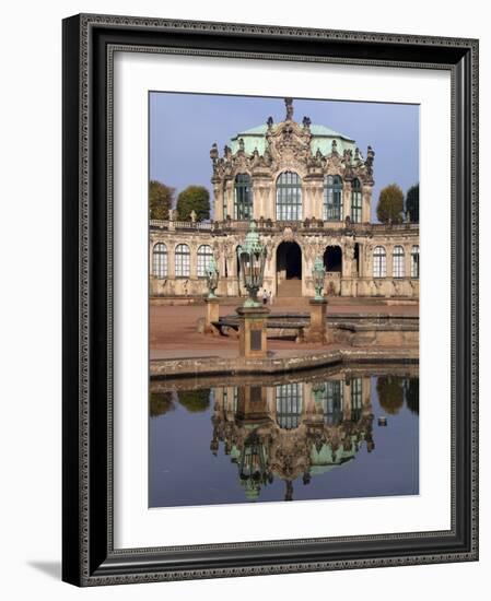 Zwinger Palace, Dresden, Saxony, Germany, Europe-Hans Peter Merten-Framed Photographic Print