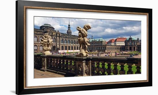 Zwinger Palace, Dresden, Saxony, Germany, Europe-Hans-Peter Merten-Framed Photographic Print