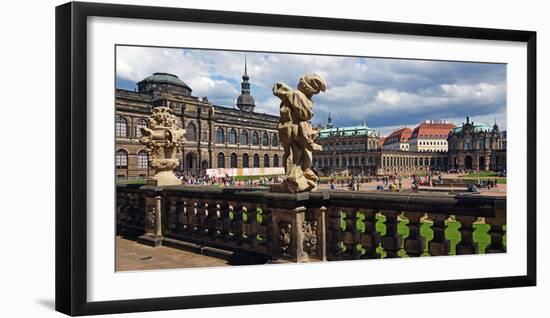 Zwinger Palace, Dresden, Saxony, Germany, Europe-Hans-Peter Merten-Framed Photographic Print