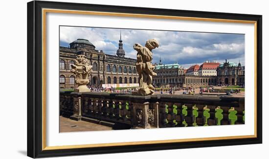 Zwinger Palace, Dresden, Saxony, Germany, Europe-Hans-Peter Merten-Framed Photographic Print