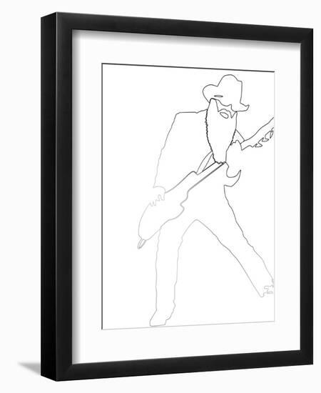 ZZ Top-Logan Huxley-Framed Art Print