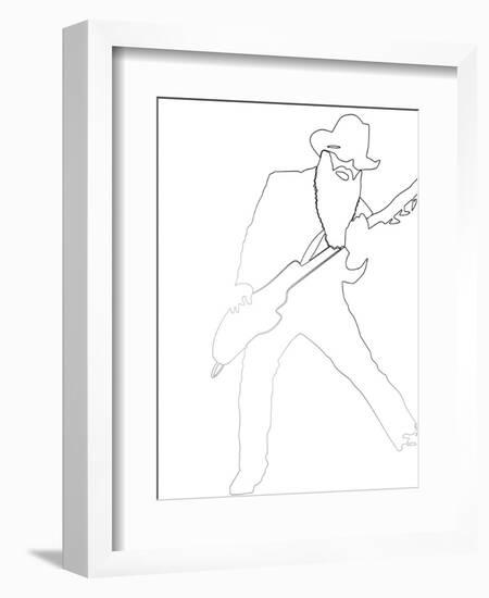 ZZ Top-Logan Huxley-Framed Art Print