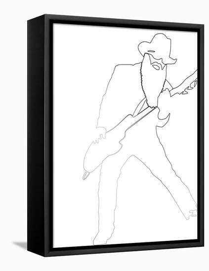 ZZ Top-Logan Huxley-Framed Stretched Canvas